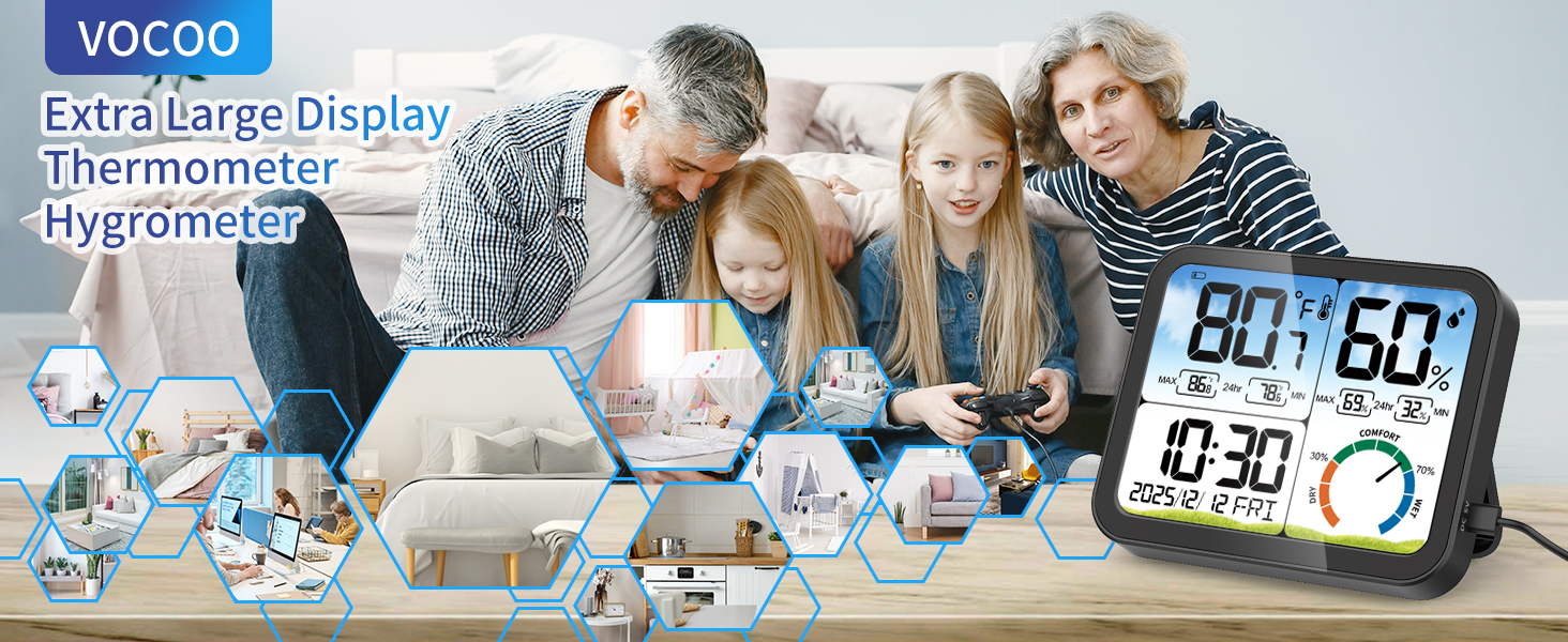 VOCOO thermometer hygrometer
