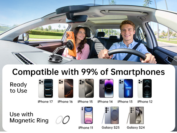 A man and a woman in the car