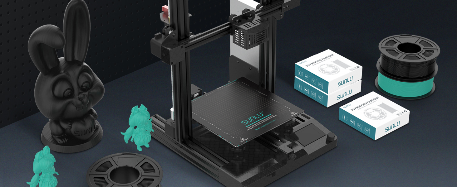 sunlu pla filament 3d printer filament