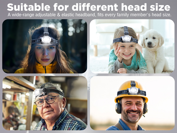 Designed to fit a wide range of head sizes with easy and secure adjustment