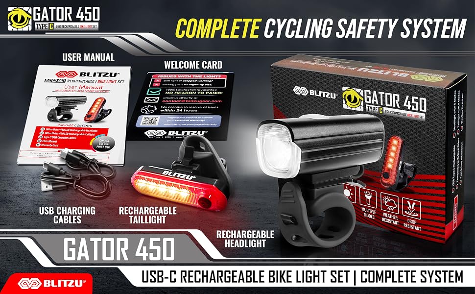bike light bike headlight taillight rear light safety light bicycle lights