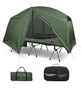Gonex Camping Tent Cot for Adults, 1-Person Off-Ground Folding Portable Easy Set-up Tent Cot Comb...