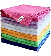 CQT Microfiber Reusable Cleaning Cloth Washing Cloth, Dish Cloth (30x30cm 12packed)