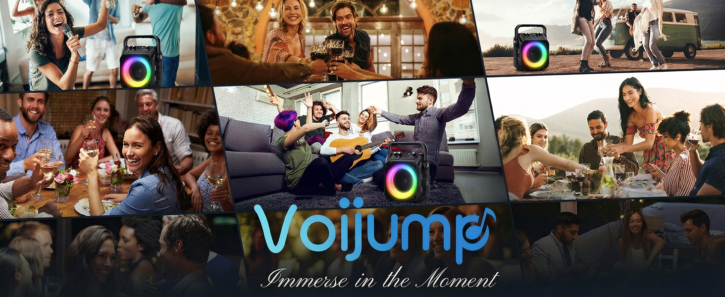 Karaoke Machine Mini Karaoke Machine Portable Bluetooth Speaker Karaoke Machine for Adults 2 Mics