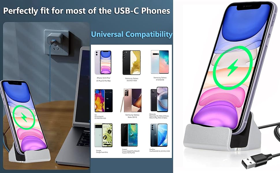 Charging Dock Stand for iPhone 15/ Pro
