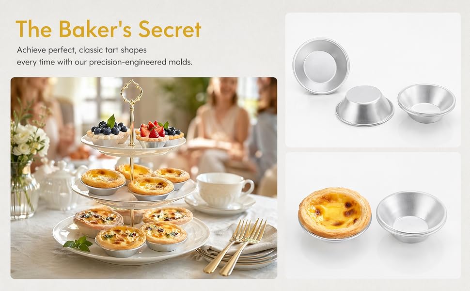 Nonstick Egg Tart Molds