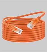 Dutevolns Ligiud Silicone Cat 6 Ethernet Cable 1.6 Feet, Ultra Flexible Cat 6a Rj45 Cable, Soft G...