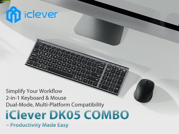 DK05 bluetooth keyboard and mouse combo