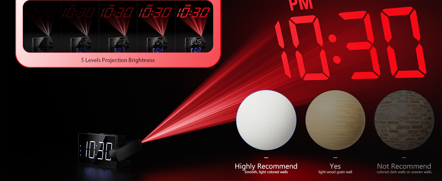 projector alarm clock