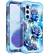 Miqala for Galaxy S23 5G Case,Glow in The Dark Three Layer Heavy Duty Shockproof Full Body Protec...