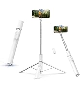 TELESIN 70" Phone Tripod Stand, Gravity-Activated Auto-Open Selfie Stick, Extendable Cell Phone S...