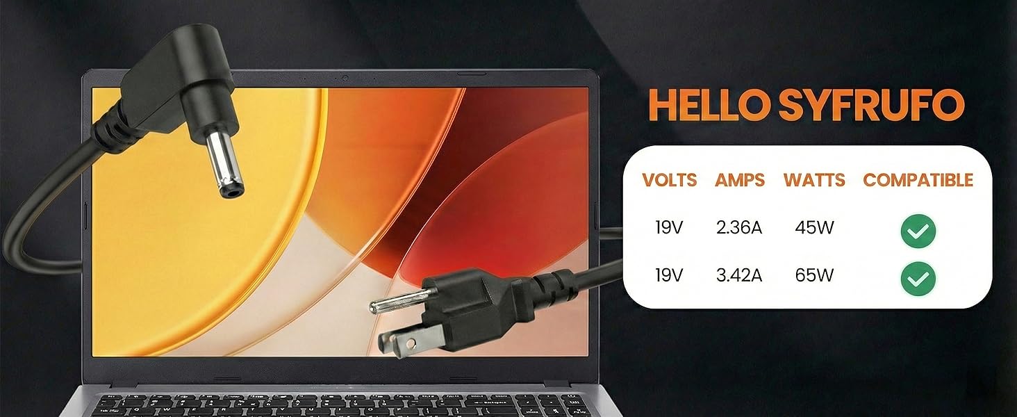 65w power cord