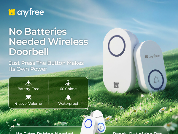 wireless doorbell with chime