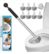 YINGMORE Pumice Stone Toilet Bowl Cleaner Toilet Deep Cleaning,Bathroom Cleaner Brush with Long H...