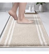 PURRUGS Bathroom Rug Non-Slip Machine Washable 20" x 30", Super Absorbent and Quick Dry Shaggy Mi...