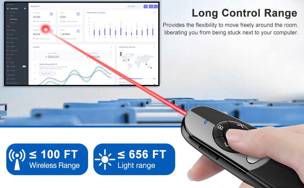 long control range