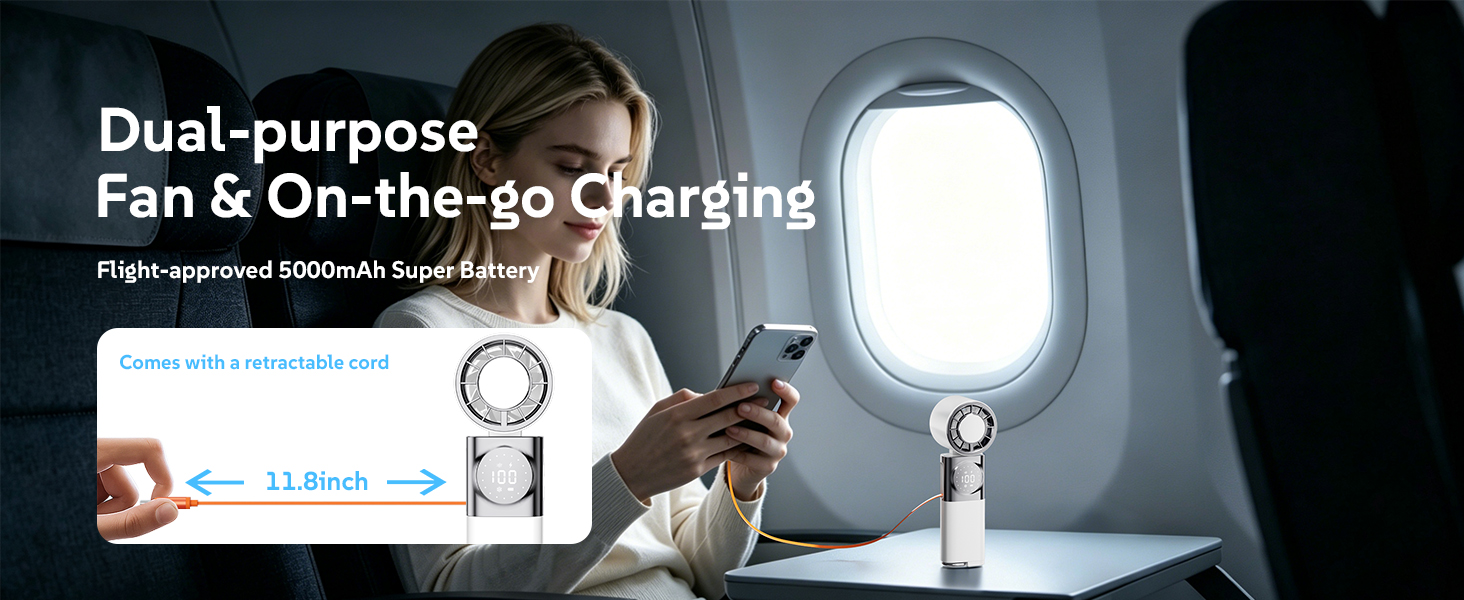 handheld fan for travel