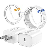 (6ft+10ft) iPhone 14 13 12 Charger, MFi Certified iPhone Fast Charger Cord with 20W Charger Block...