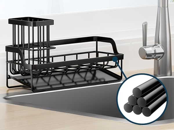 soap and sponge holder for the kitchen sink
