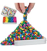 DYRDM 500+ Original Ferrite Putty Multicolor, Fidget Toy Ferrite Stones for Stress Relief, Sensor...