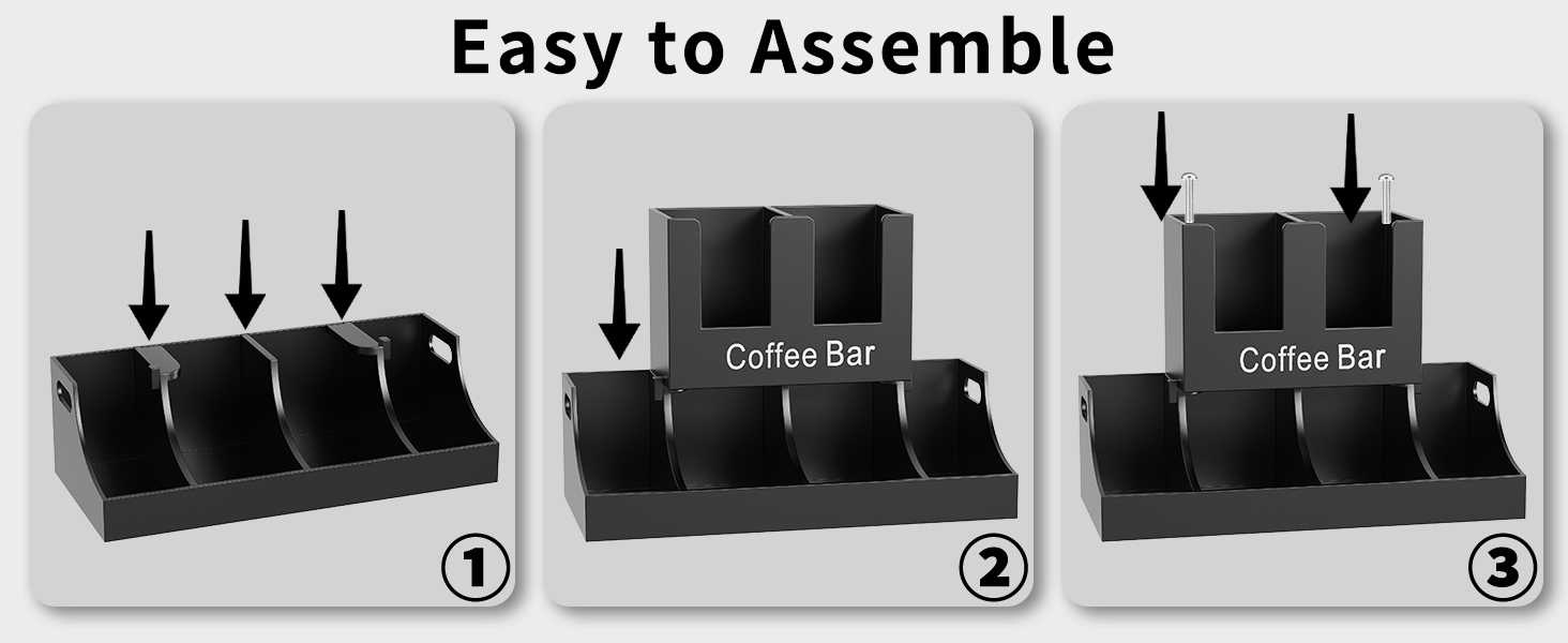 restaurant decor organization home top coffee station Organizer bar accessories and countertop