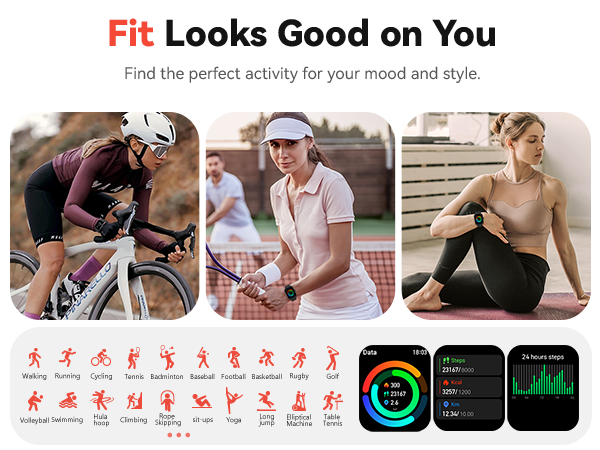 120+ sports modes