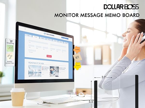 Monitor Memo Board for Computer