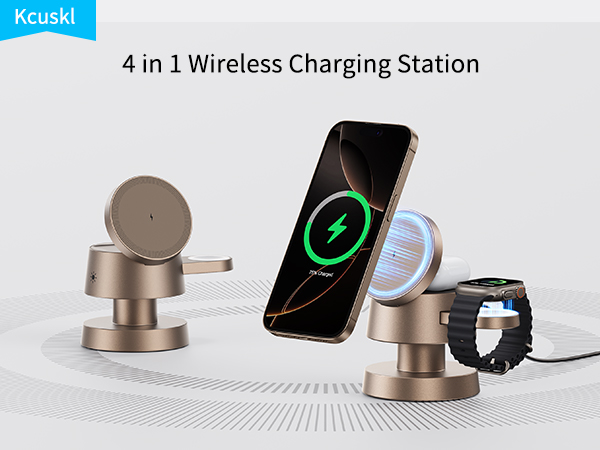 4 in 1 Magnetic Wireless Charging Station