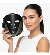 Red Light Therapy Mask for Face, Led Face Mask Light Therapy with 2000mAh Rechargeable Remote, LE...