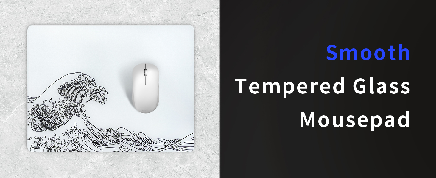 glass mouse pad