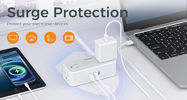 ultra thin flat extension cord