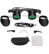 10X Binocular Glasses, Portable Fishing Binoculars HD Lens, Professional Multipurpose Folding Eye...