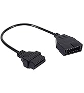 GM 12 Pin to OBDII 16 Pin Cable,Diagnosis OBD II Adapter Scanner Cable Connector for GM