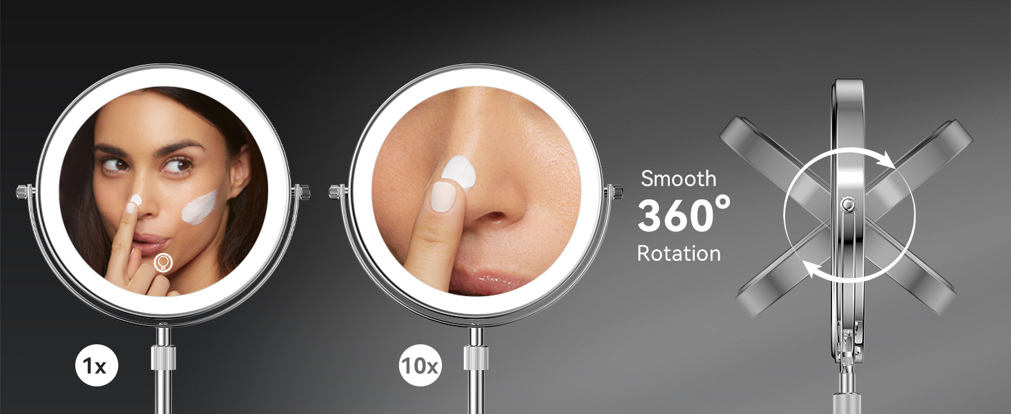 10x magnifying mirror