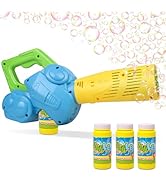 Duckura Bubble Leaf Blower, Outdoor Bubble Machine for Toddlers 1-3, Kids Bubble Gun Blower with ...