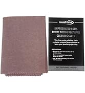 Nushine Gold, White Gold &amp; Platinum Cleaning Cloth (Large 44 x 31.5cm) - Contains Special Impregn...
