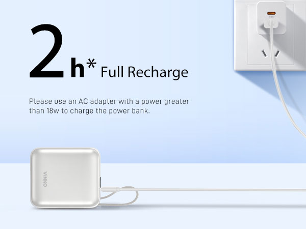 battery bank fast charging portable phone charger android power bank with cables cargador portátil