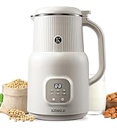 KIDISLE 6 in 1 Automatic Nut Milk Maker Blender, 20oz Homemade Coconut, Soy, Oat, Almond, Plant B...