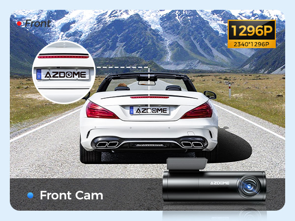 AZDOME M300 Front Dash cam