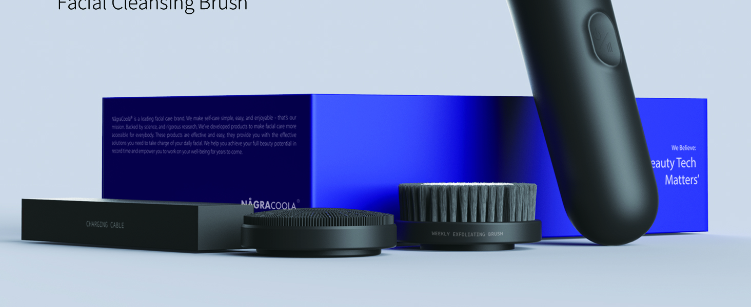 Na°graCoola spin and V-sonic face scrubber