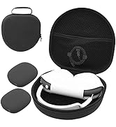 ProCase Hard Case for New AirPods Max, Travel Carrying Headphone Case with Silicone Earpad Cover ...