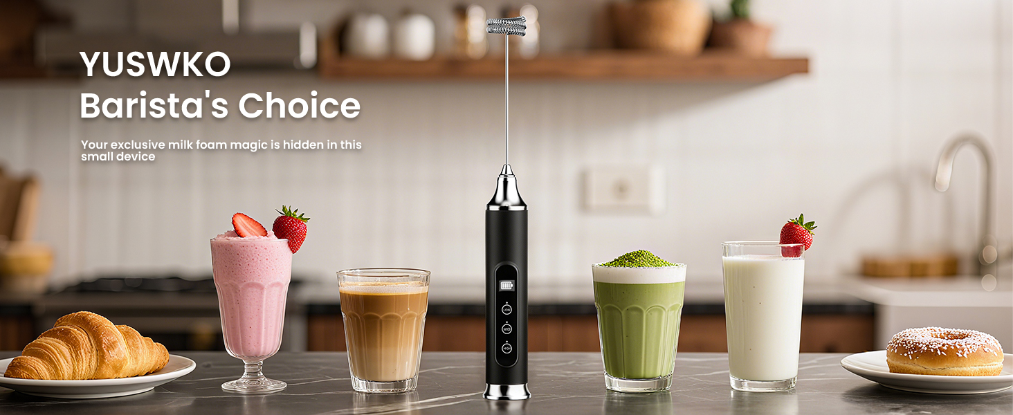 Milk Frother Wand for Coffee,
