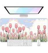 Desk Pad, Large Mouse Pad, 32" x 16" XXXL Extended Gaming Mousepad, Desktop Decor Desk Mat, Men W...
