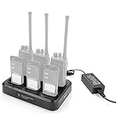 Six-Way Charger Multi Unit Charger for Motorola Radio HT750 HT1250 PR860 EX500 MTX950 HT1250 PRO7...