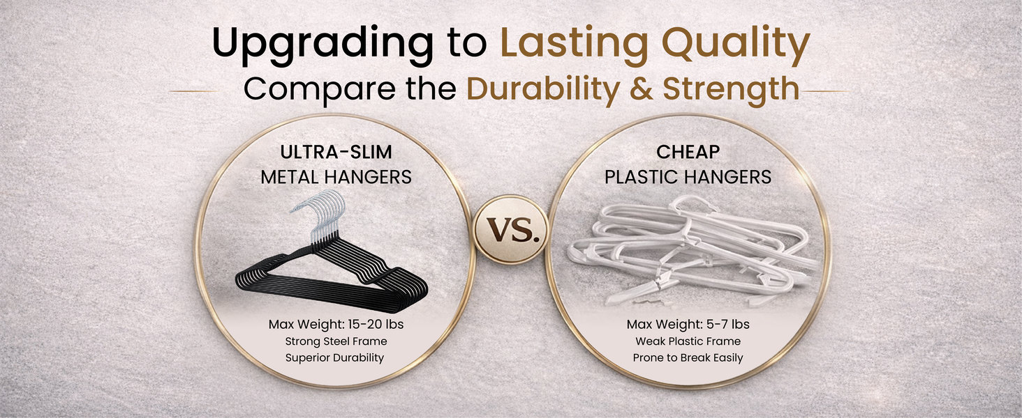 Metal wire hangers