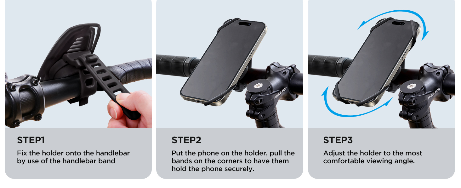 Bike phone holder
