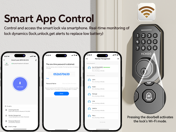 VCHOO Keyless Entry Door Lock