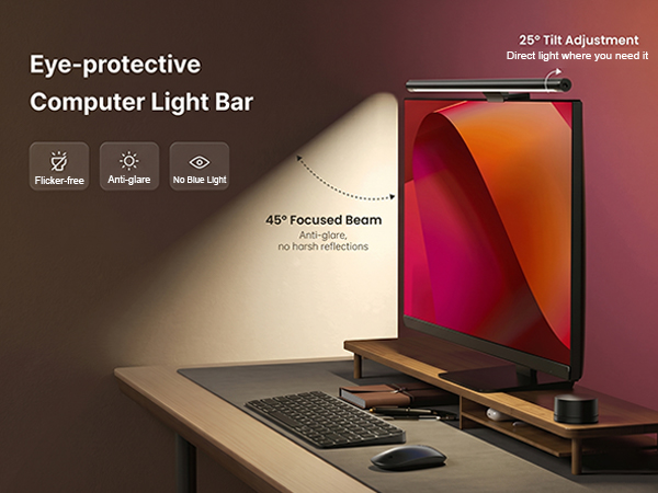 Monitor light bar