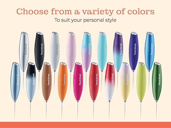 multicolor frother gift