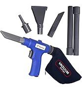 LE LEMATEC Dual Action Air Compressor Vacuum and Pneumatic Air Blow Gun with Attachments, Up to 1...